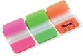 Pagemarker, film, strong, 3x22 sheets, 25x38 mm, 3M POSTIT, assorted